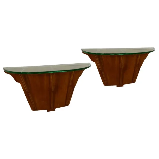 Wall Consoles, Italy, 1950s, Set of 2