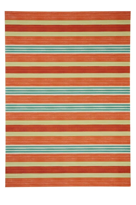 Waverly Sun N‘ Shade Snd71 Orange Area Rugs