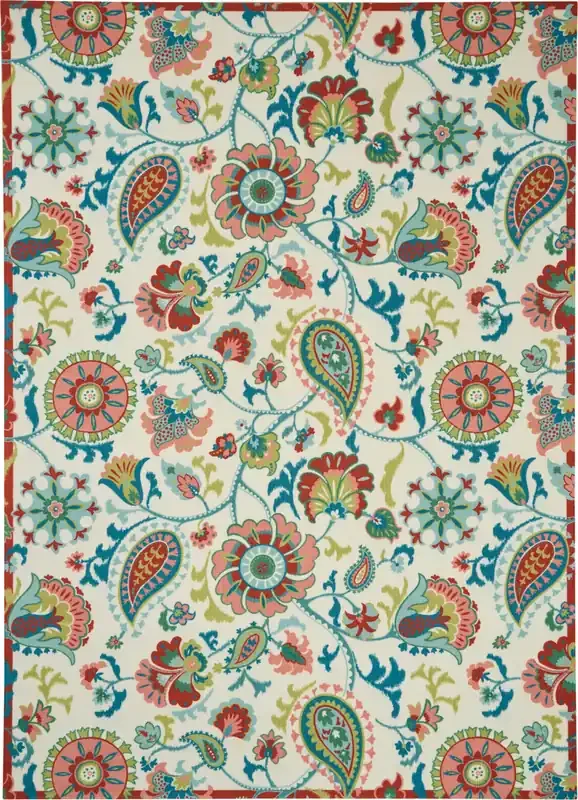 Waverly Sun N‘ Shade Snd73 Ivory Area Rugs