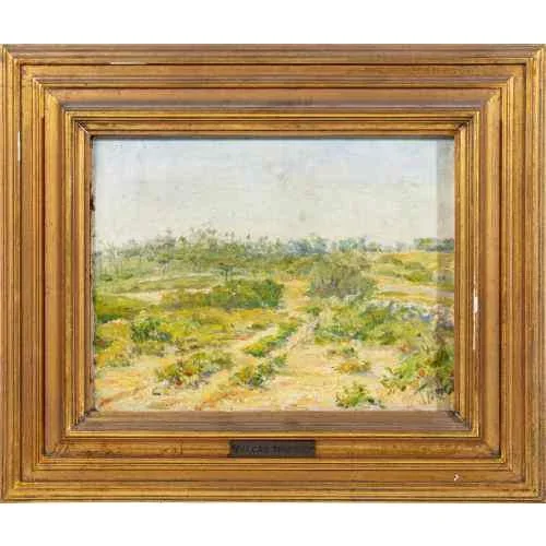 Wheaty Hawk, Landscape, Oil on Canvas