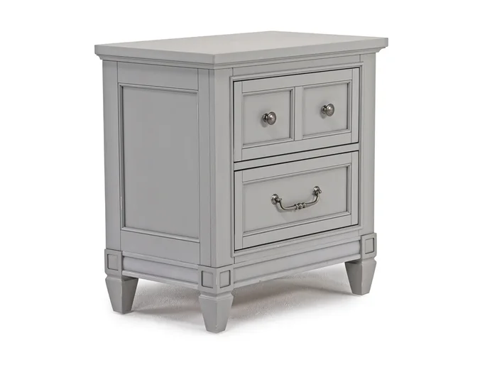Willowbrook 2 Drawer Nightstand in Pebble