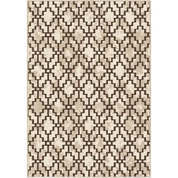 Windmeyer Contemporary 5×8 Area Rug In Beige/brown