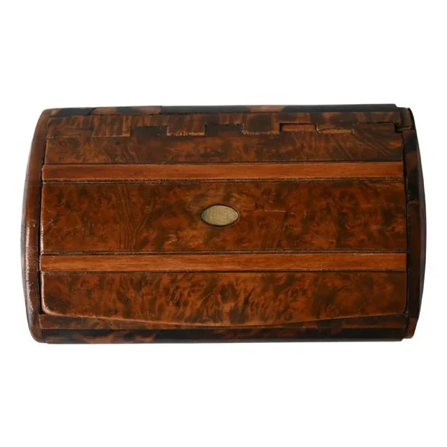 Wooden and Tortoiseshell Snuffbox, 1800s