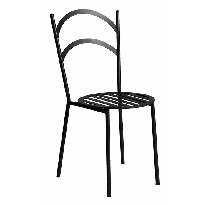 WROUGHT IRON CHAIR: Diana Design in Deruta, Italy.