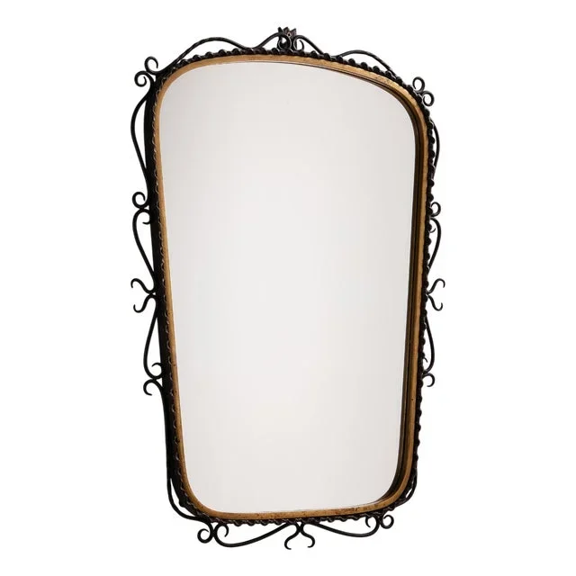 Wrought Iron Mirror, 1960s