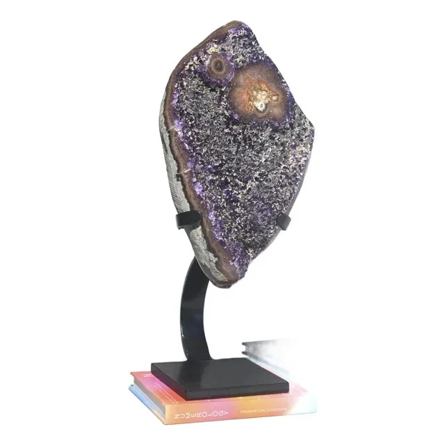 XL Amethyst Geode on Stand