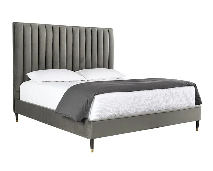 Yosi Bed – King – Antonio Charcoal