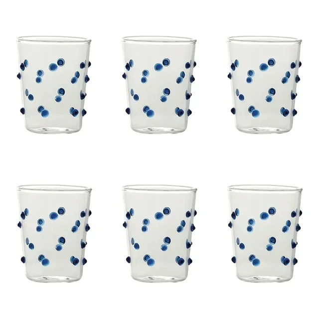 Zafferano Party Tumbler Junior in Blue – Set of 6