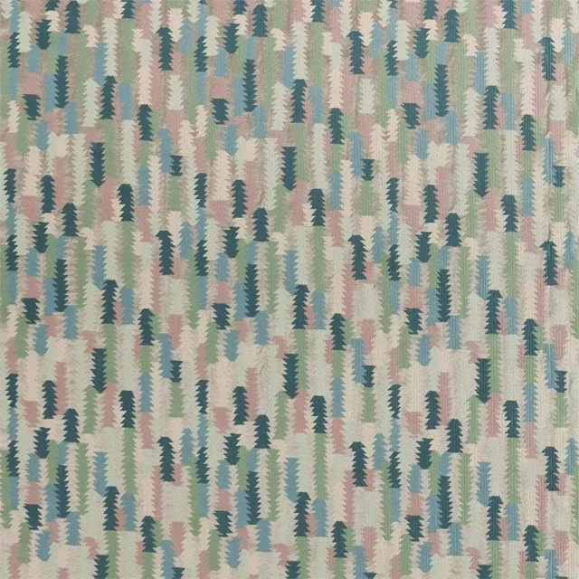 Zoffany Cosmati Embroidery Fabric in Mineral – a Sample