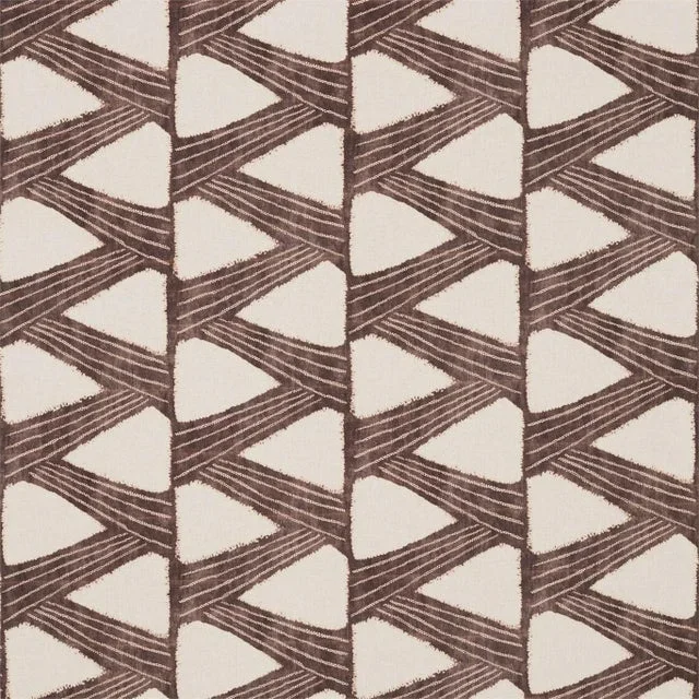 Zoffany Kanoko Fabric in Charcoal