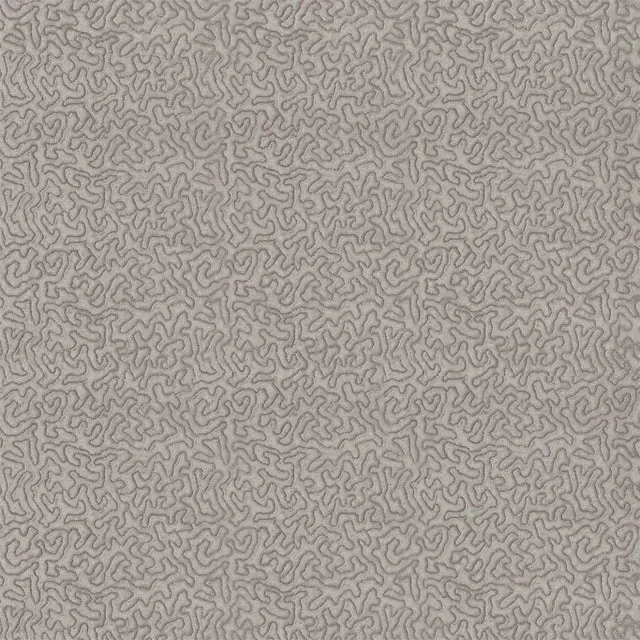 Zoffany Maze Fabric in Silver