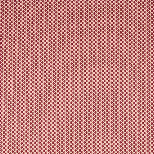 Zoffany Seymour Spot Fabric in Crimson – a Sample